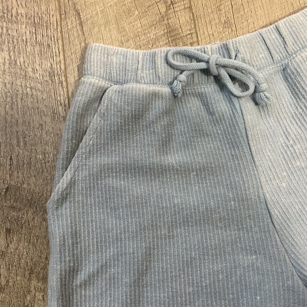 Victoria's Secret Pink Blue Relaxed Ribbed Dad Shorts Womens Size S - Picture 3 of 7